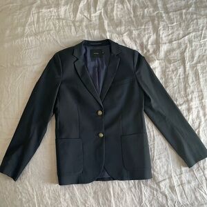 Aritiza Wool Blazer Navy Blue Size 6